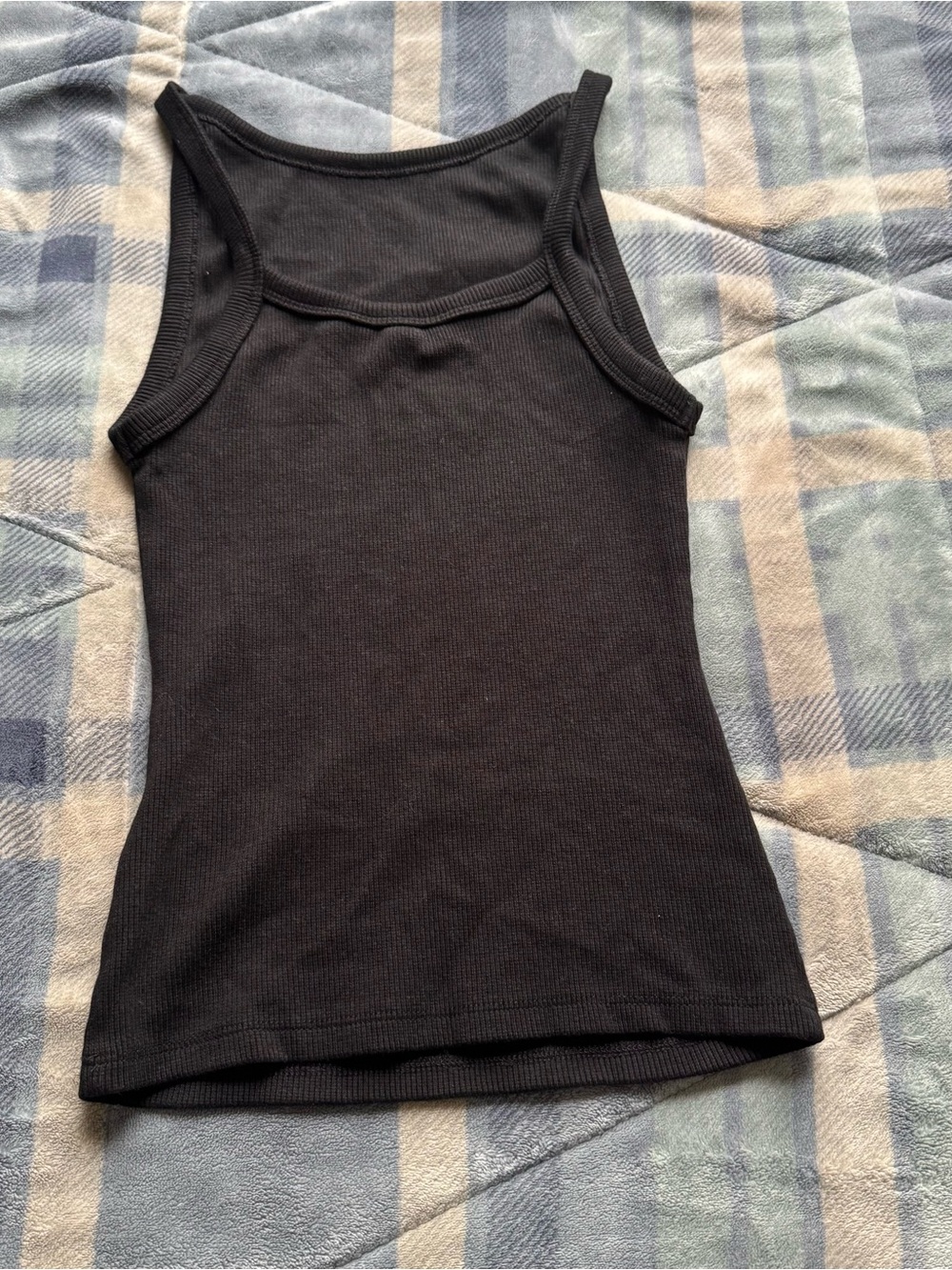 Zara Halter Ribbed Top - Picture 7 of 11